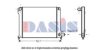 AKS DASIS 080053N Radiator, engine cooling